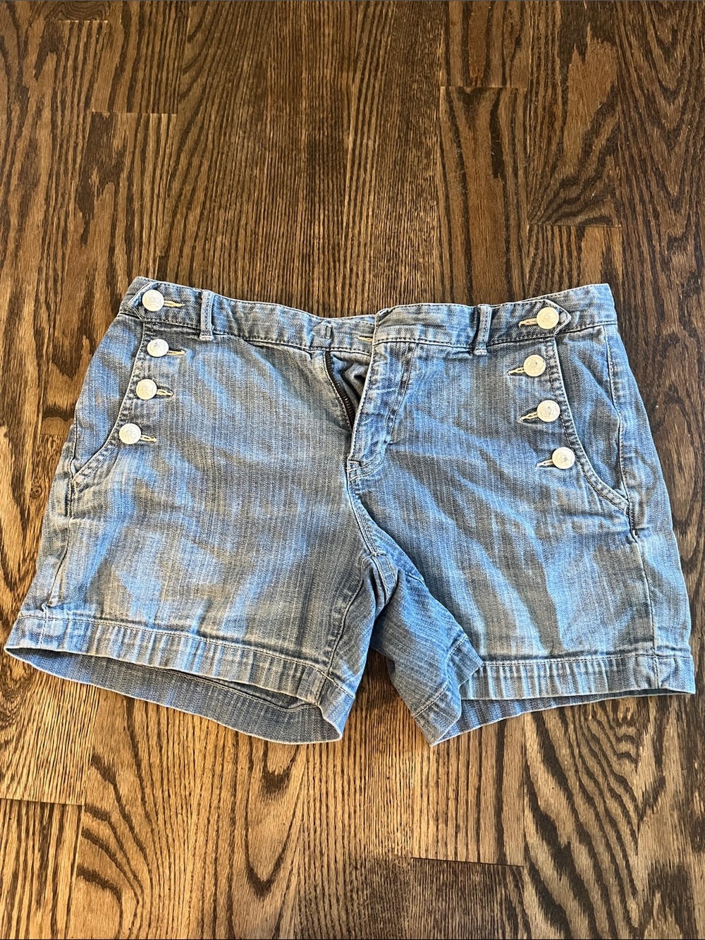 Tommy Hilfiger Light Wash Denim Sailor Shorts